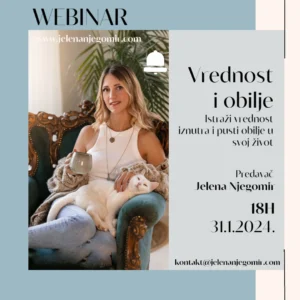 Webinar "Vrednost i obilje"